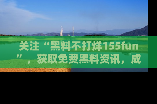 关注“黑料不打烊155fun”，获取免费黑料资讯，成为吃瓜达人不再难！