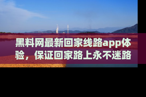 黑料网最新回家线路app体验，保证回家路上永不迷路顺畅