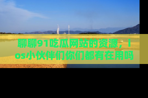 聊聊91吃瓜网站的资源,ios小伙伴们你们都有在用吗?